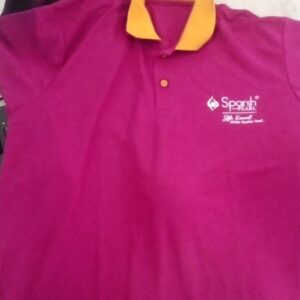 Pink Colour T Shirt For Men Size Xl