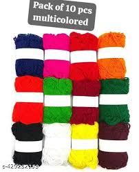 Oswal Multicolour Wool Thread Pack Of 10