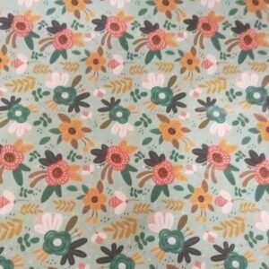 Green Colour Gift Paper 5 Sheets Size 1M