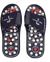 Yoga Paduka Bp Control Black Colour Slipper For Men Size 9