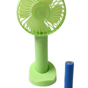 Portable Handheld Mini Usb Battery High Speed Rechargeable Fan Sky Blue