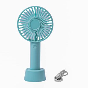 Portable Handheld Mini Usb Battery High Speed Rechargeable Fan Blue