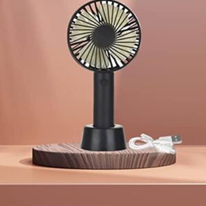 Portable Handheld Mini Usb Battery High Speed Rechargeable Fan Black