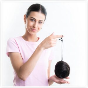 Hair Originals Black Silk Hair Bun