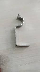 Silver Stainless Steel L Shape Curtain Support 11Pcs