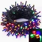 Desi Diya Black String Led Lights 10Mtr