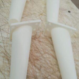 White Colour Plastic Sofa Legs Pack Of 4