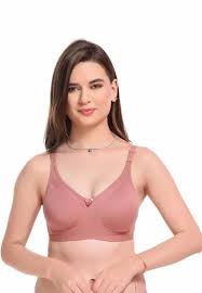 Dusty Pink Colour Padded Bra Size 36 For Women