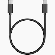 Black Colour C Type Data Cable