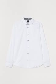 White Cotton Shirt For Men Size Xs