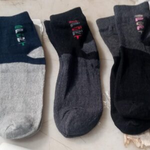 Multi Colour Cotton Ankle Socks For Kids 3 Pair