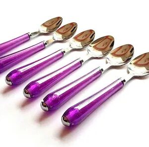 Stainless Steel Dinner Spoon Purple