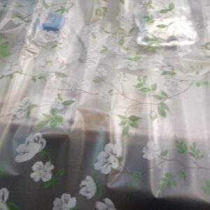 Window Stickers White Flowers Decorative Window Glass 5 Mtr