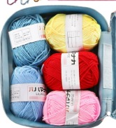 Crochet Hook Set With Case Multicolor