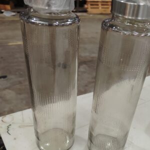 Fancy Glass Water Bottle 1L Pack Of 2