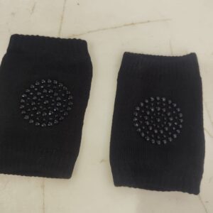 Black Colour Kids Knee Pads
