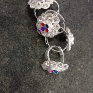 Bridal Silver Angutha Bichiya Set For Women And Girls 4Pc