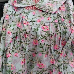 Womens Grey Styles Embroidered Anarkali Kurta Size L