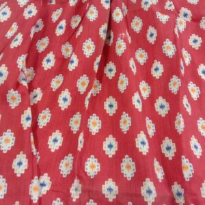 Red Printed Maxi Night Dress For Women Size Xxl