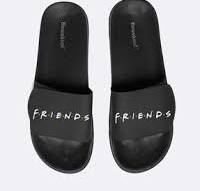 Mens Black Color Slipper Size 9