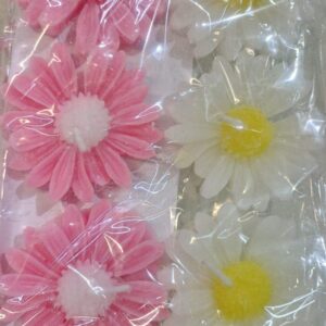 Candle With French Vanilla Fragrance For Giftflower Candlejar Candlerelaxing Candle Pack Of 6