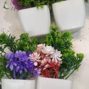 Multicolor Small Plant Pot Set Of 4