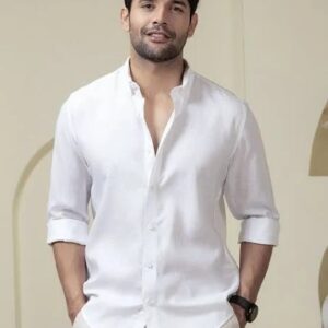 Perch White Color Shirt Size L