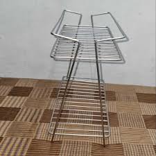 Rectangular Stainless Steel Kitchen Rack Shelves 2 Sizedimensions 18X6X2Inch