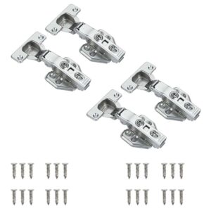 Volo European Style Steel Clip On Soft Close Concealed Cabinet Hinges Pack Of 4