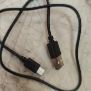 Black Colour C Type Data Cable