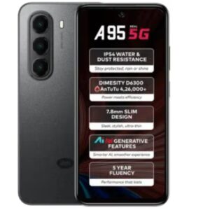Itel A95 5G Black || 6GB/ 128GB || with Box and Accessories || IMEI 351676970713923