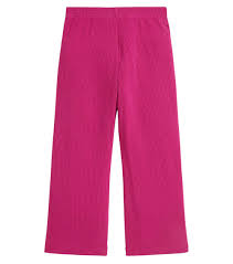 Preppy Pink Color Wideleg Pants For Girls Kids Wear Size 910 Years