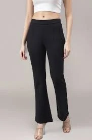 Latin Quarters Black Color Stretchable Trousers Pants For Women Size S