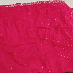 Pink Cotten Dupatta For Women