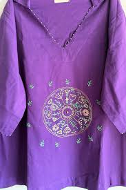 Pastek Dhaga Purple Color Mystic Violet Top For Women Size Xxl