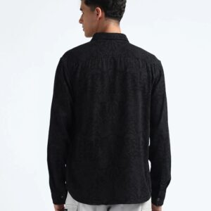 Flying Machine Black Color Shirt For Mens Size Medium