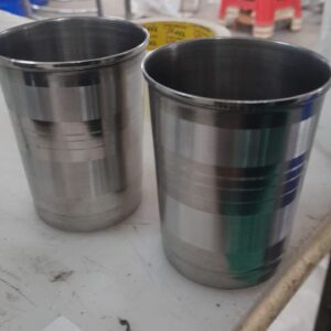 Staqinless Steewl Warter Glass 300Ml Pack Of 2