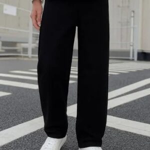 Symbol Men Baggy Jeans Loose Fit Black Color Size 40