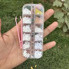 Lmd Premium Nail Art Accessories Grid Multicolor