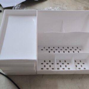 White Cosmetic Org With Drawer