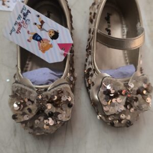 Girls Dress Shoes Glitter Princess Shoe Flower Size 7