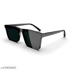 New Look Square Dark Black Sunglass 1Pc