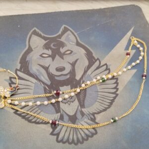 Golden Color Nath For Women