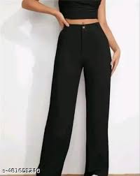 Black Color Trouser For Women Size 28