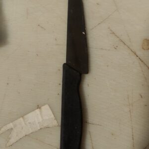 Stainless Steel Knife Black Handle For Kitchen