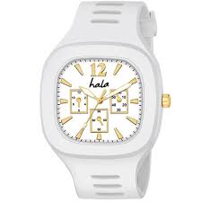 White Color Analog Watch For Men