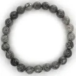 Gray 8 Mm Stones Bracelet