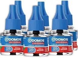 Odomos Universal Liquid Vaporiser 45Ml Pack Of 6