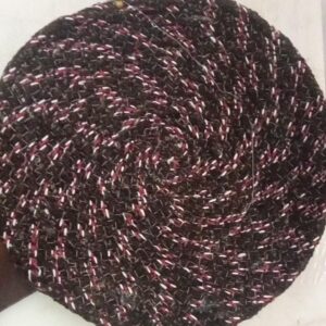 Brown Colour Round Shape Door Mat For Home