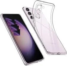 White Colour Transparent Cover For Samsung S23 Phone